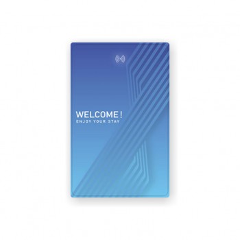 Generic RFID Key Card | WELCOME - Blue