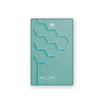 Generic RFID Key Card | WELCOME - Green
