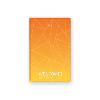 Generic RFID Key Card | WELCOME - Orange