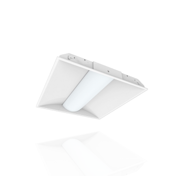 2 x 2 LED Troffer Light, 36W, 0-10V Dimmable, ETL, Matte White Finish