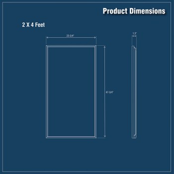 2x4 FT Led Flat Panel Light  Dimmable