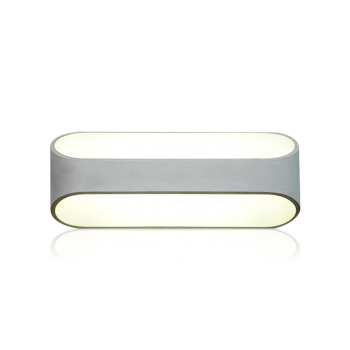 Hallway Light - Baymont Model, 10W, 15W Integrated LED, White Finish