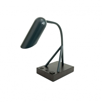 Gem. Collection - Blue Desk Lamp with Blue Powder Coated Rust Proof Finish