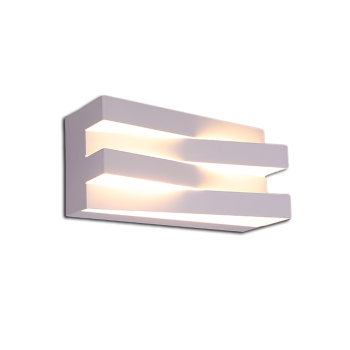 Hallway Light - Shine Model, 16W Integrated LED, White Finish