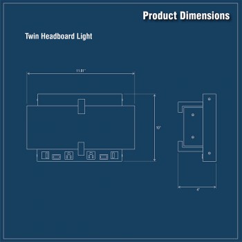 LED Headboard Light