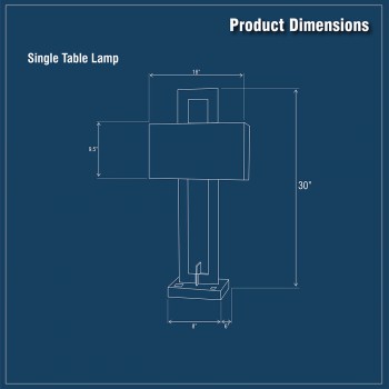 LED Single table Lamp