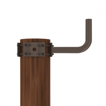 Wood Pole Mount Bracket