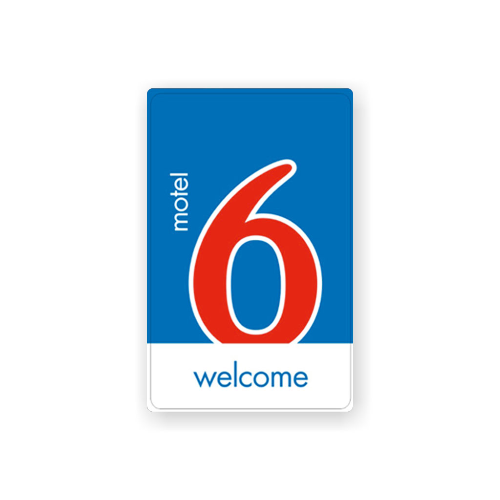 Motel 6 on sale key card